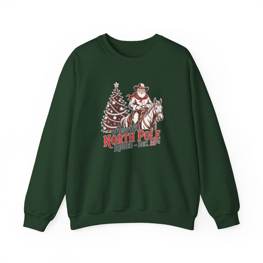 Annual North Pole Rodeo Graphic Sweatshirt
