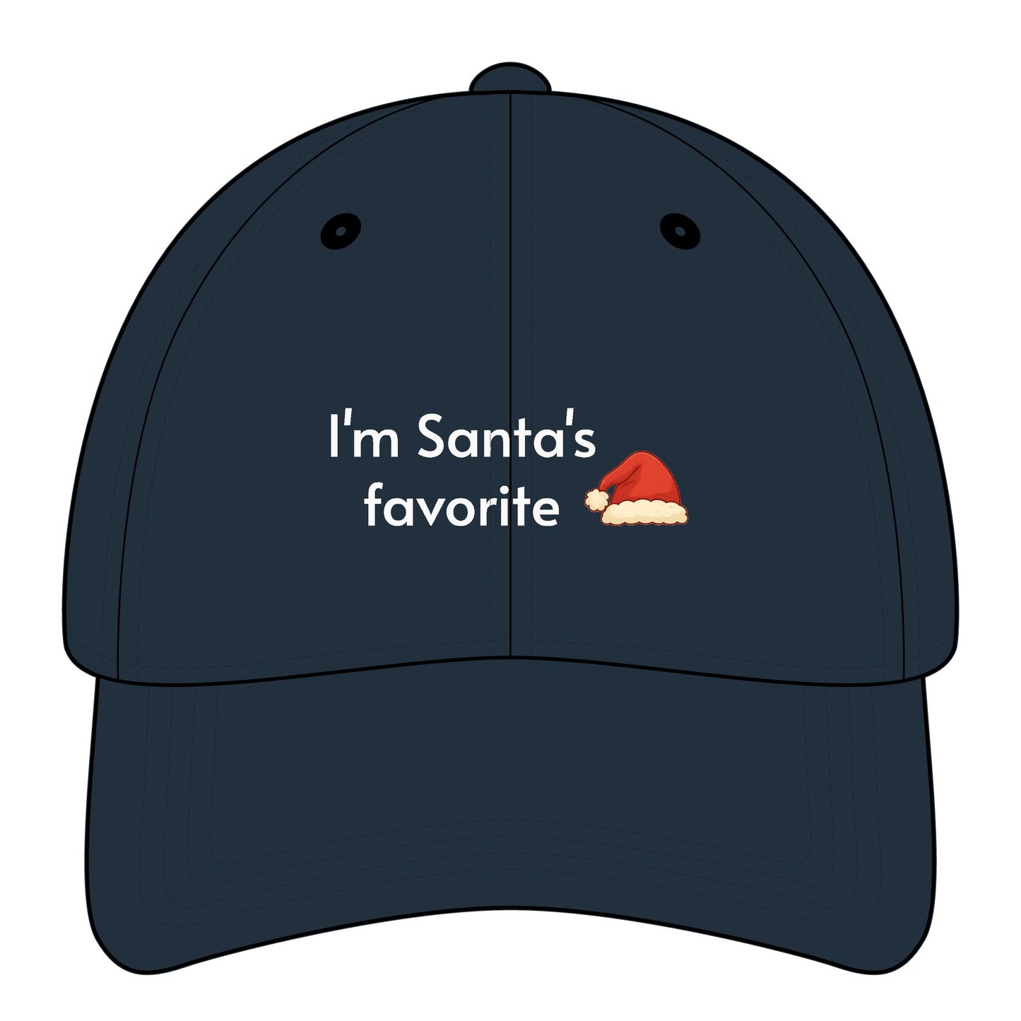 I'm Santa's Favorite Minimalist Style Cap
