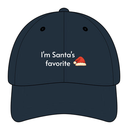 I'm Santa's Favorite Minimalist Style Cap