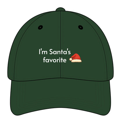 I'm Santa's Favorite Minimalist Style Cap