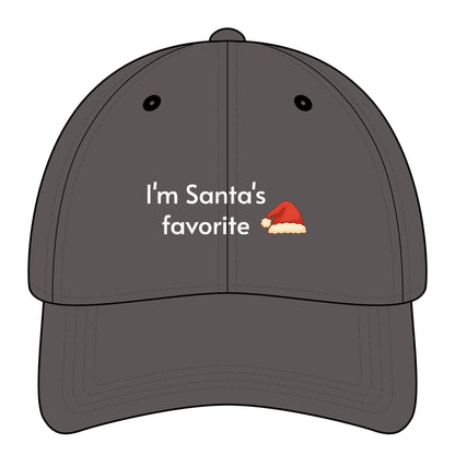 I'm Santa's Favorite Minimalist Style Cap