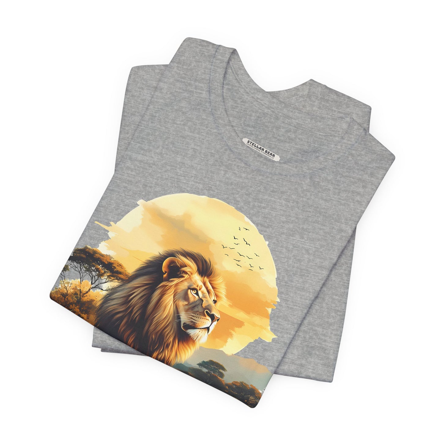 Lion Looking Graphic T-Shirt
