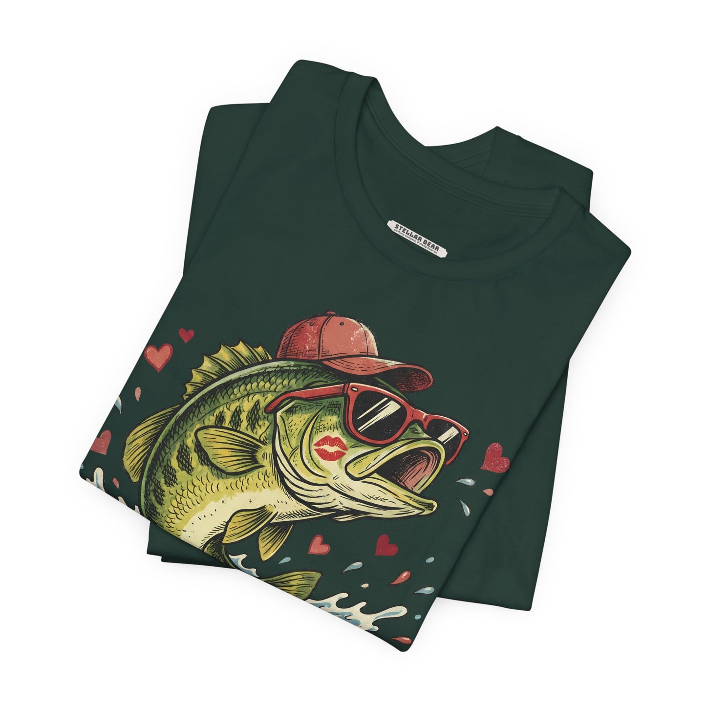 Love Bites Fishing Graphic T-Shirt