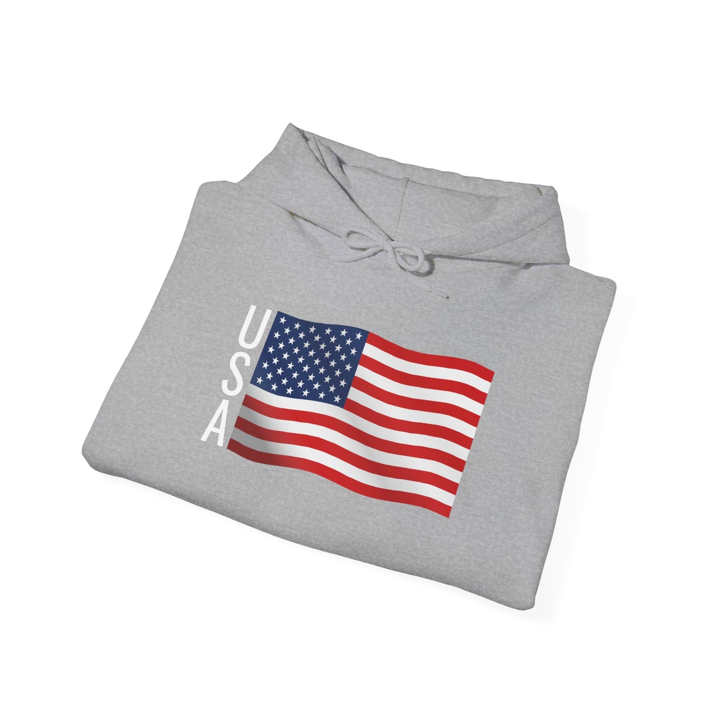 USA Flag Graphic Hoodie