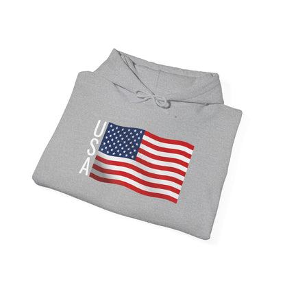 USA Flag Graphic Hoodie