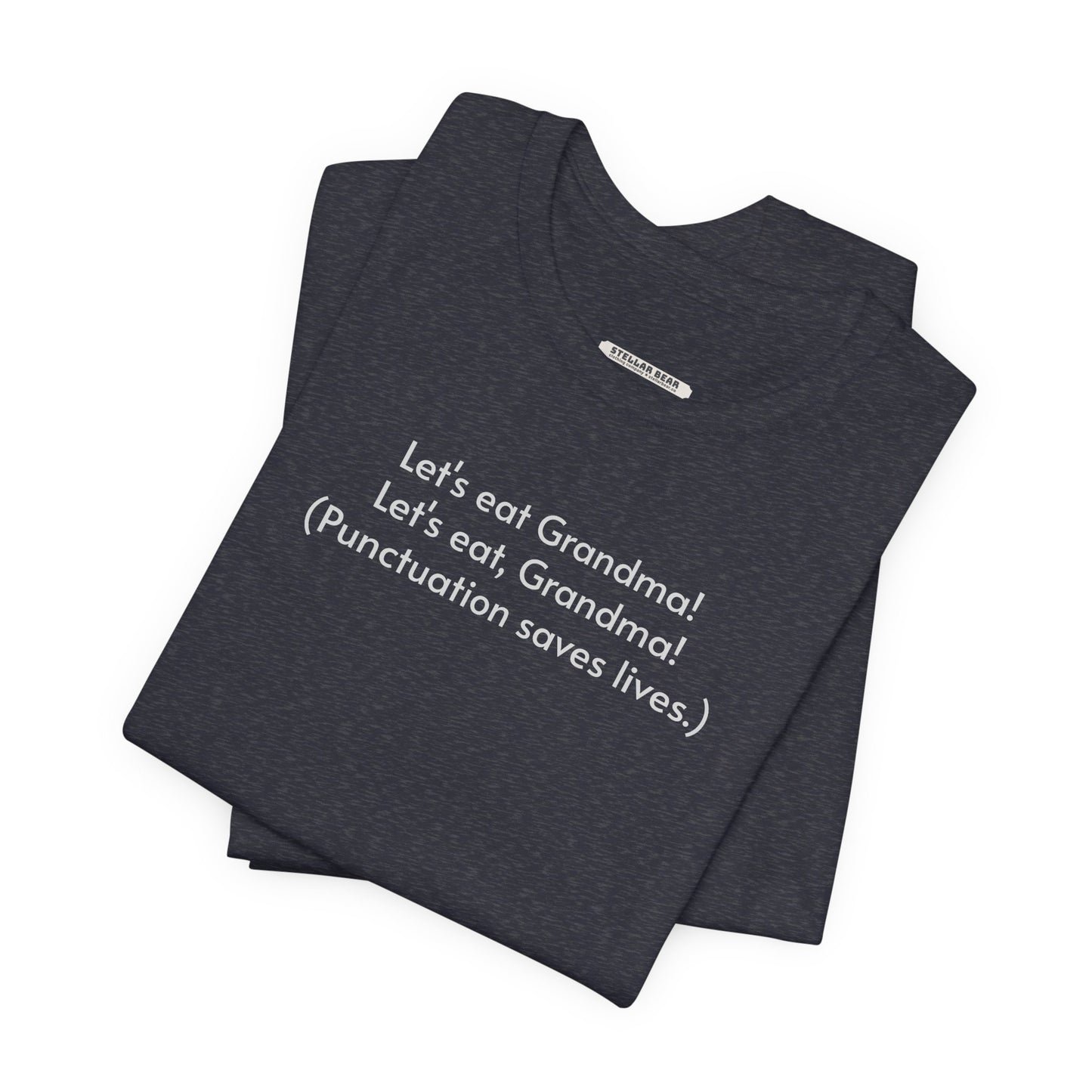 Punctuation Saves Lives Minimalist Style T-Shirt