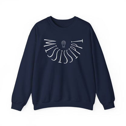 Mississippi Liquid Letters Graphic Sweatshirt
