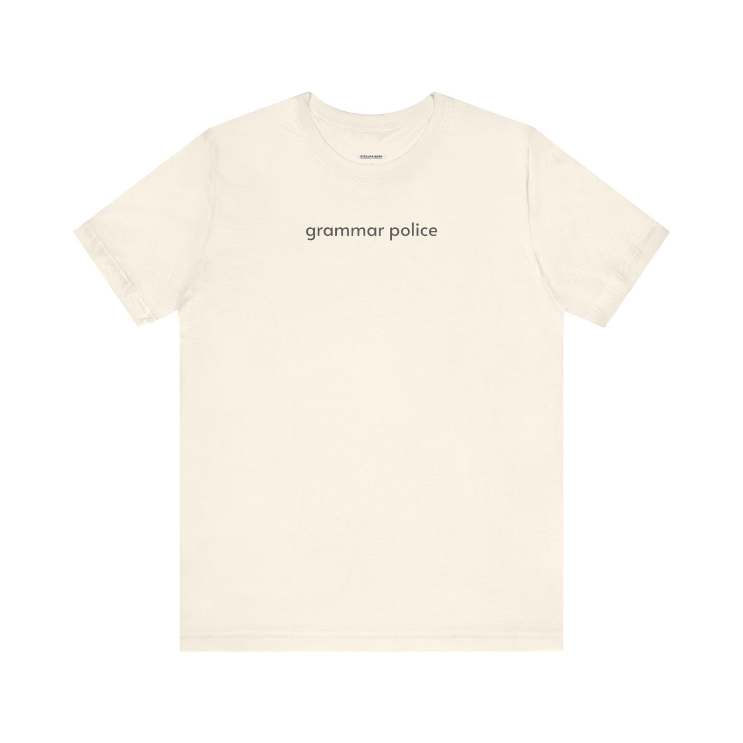 Grammar Police Minimalist Style T-Shirt