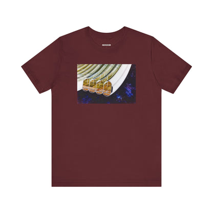 Space Colony Agricultural Modules, NASA 1970 Illustration Vintage Graphic T-Shirt