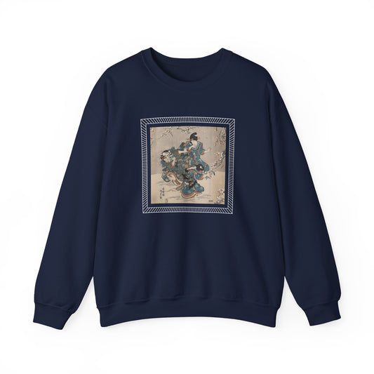 Snowball Fight 1830 Vintage Graphic Sweatshirt