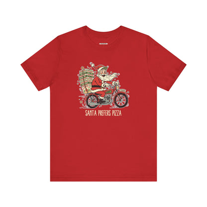 Santa Prefers Pizza Graphic T-Shirt