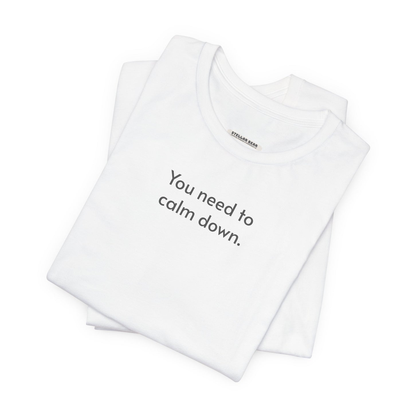 You Need to Calm Down Minimalist Style T-Shirt