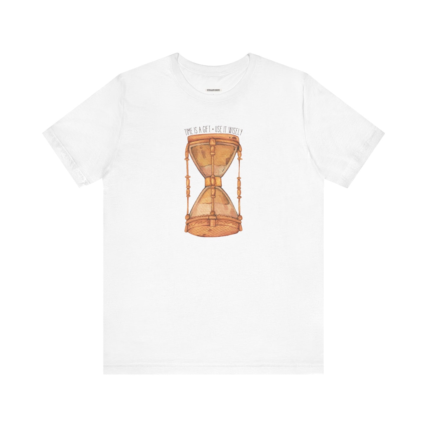 Time is  Gift, Use It Wisely Hourglass Vintage Objects Graphic T-Shirt
