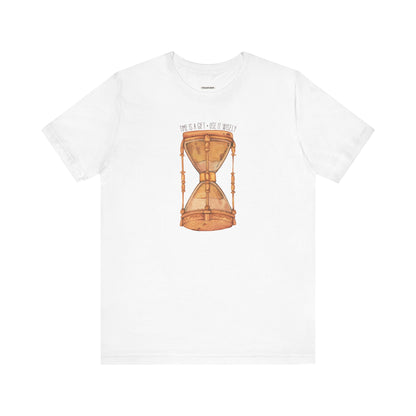 Time is  Gift, Use It Wisely Hourglass Vintage Objects Graphic T-Shirt