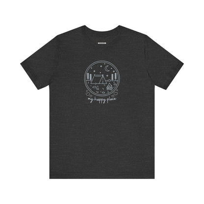 My Happy Place (Camping) Graphic T-Shirt