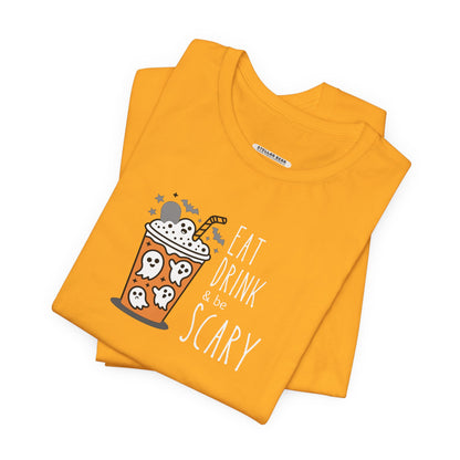 Eat Drink and Be Scary Graphic T-Shirt