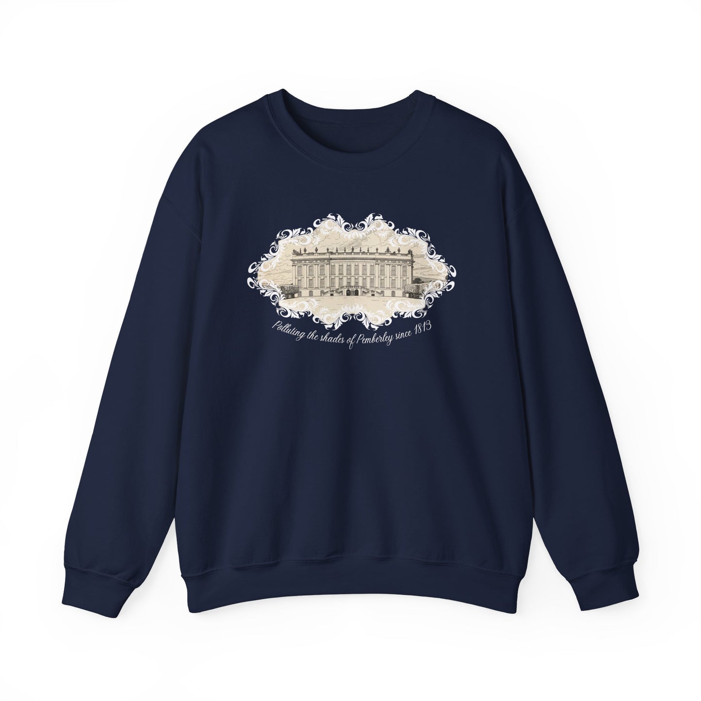 Polluting the Shades of Pemberley since 1813 Vintage Graphic Sweatshirt (Jane Austen)