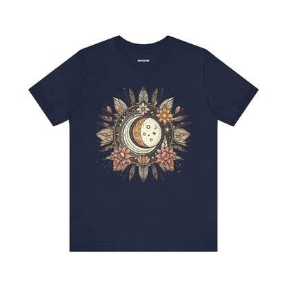 Sun and Moon Floral Graphic T-Shirt