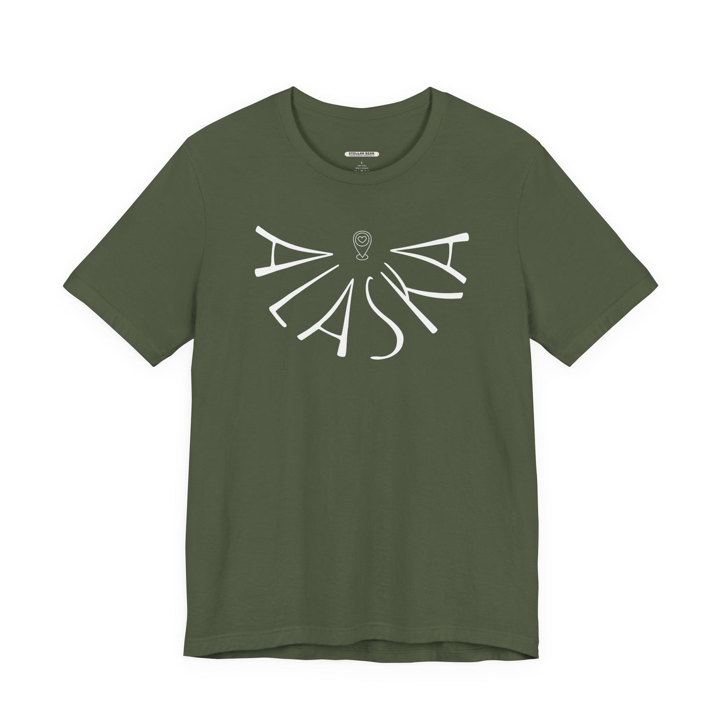 Alaska Liquid Letters Graphic T-Shirt