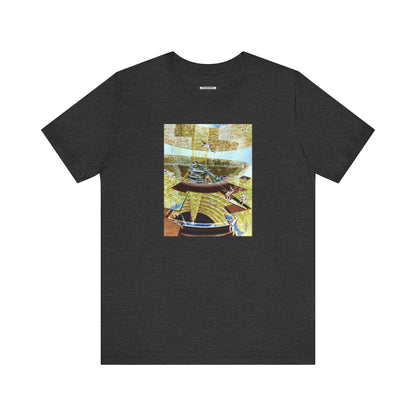 Space Colony Under Construction, NASA 1970 Illustration Vintage Graphic T-Shirt