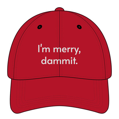 I'm Merry, Dammit Minimalist Style Cap
