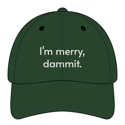 I'm Merry, Dammit Minimalist Style Cap