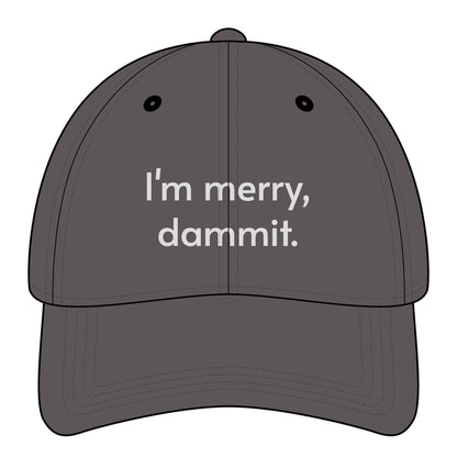 I'm Merry, Dammit Minimalist Style Cap