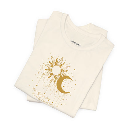 Live by the Sun, Love by the Moon Graphic T-Shirt