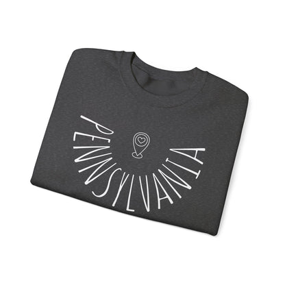 Pennsylvania Liquid Letters Graphic Sweatshirt