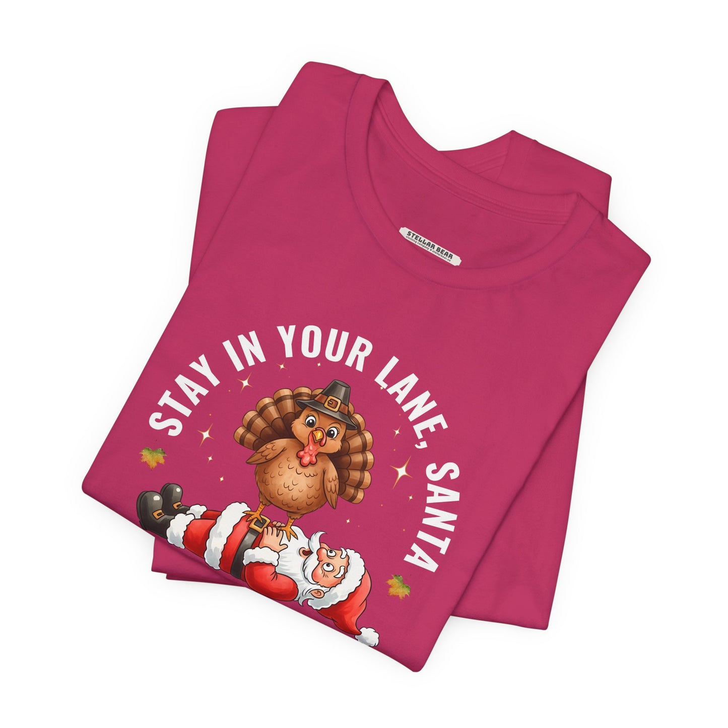 Stay in Your Lane, Santa Graphic T-Shirt
