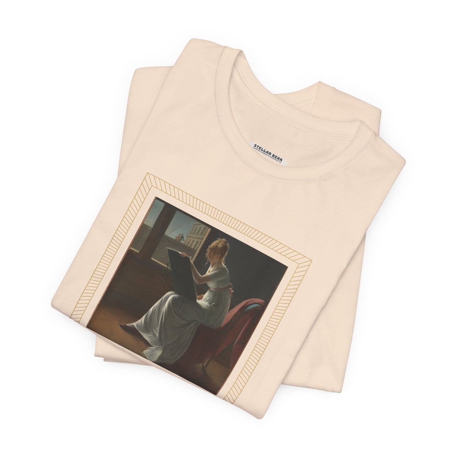 Woman Artist by Painter Marie Denise Villers 1801 Vintage Graphic T-Shirt