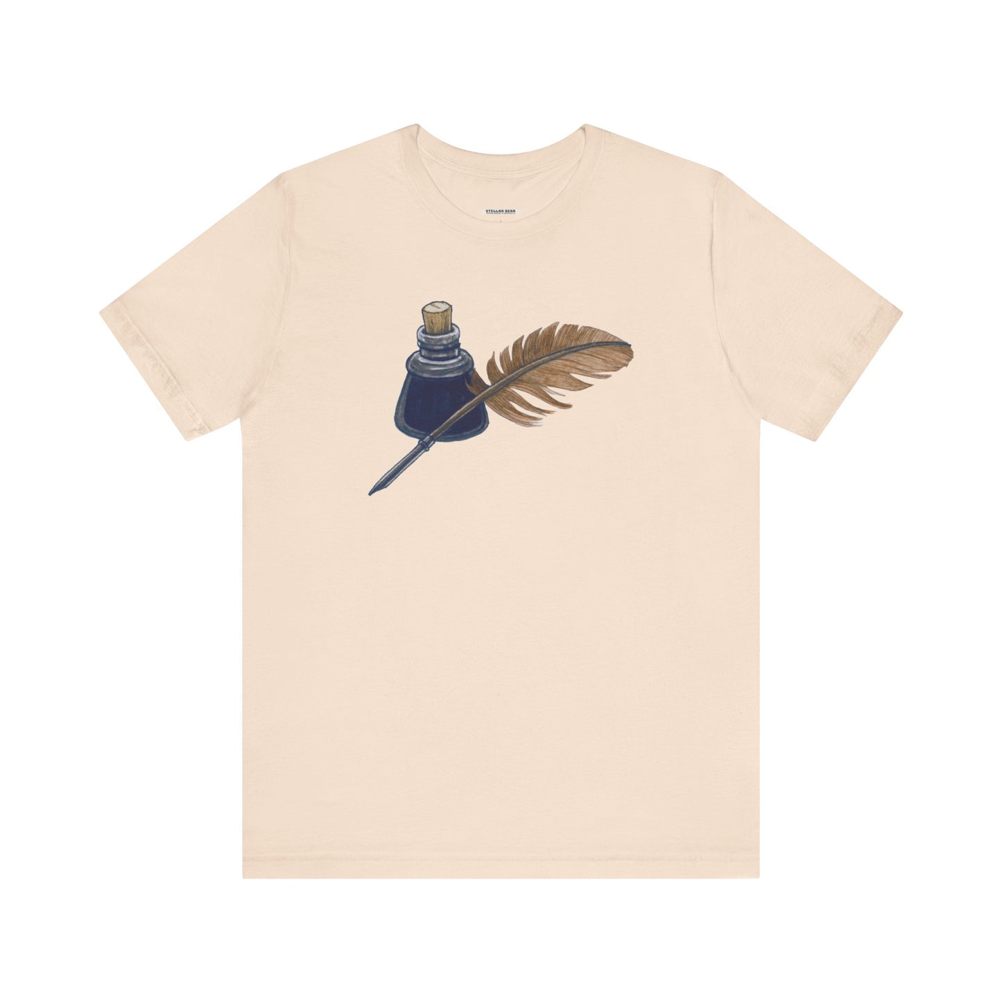 Ink and Feather Quill Pen Vintage Objects Graphic T-Shirt