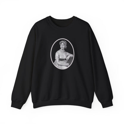 Jane Austen Portrait Vintage Graphic Sweatshirt