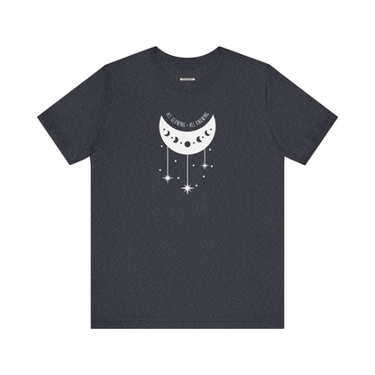 All Glowing All Knowing Moon Graphic T-Shirt