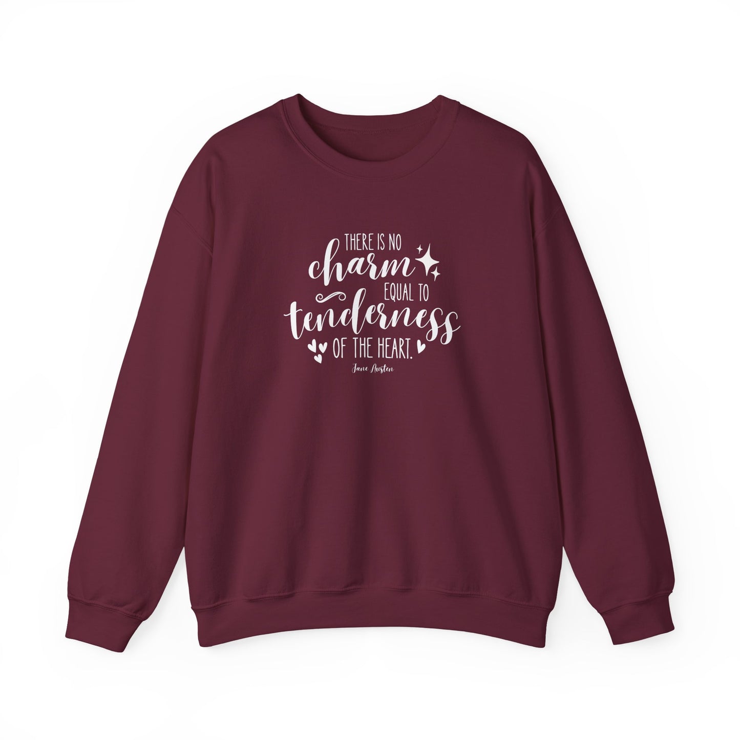 There Is No Charm Equal to Tenderness of the Heart Quote Graphic Sweatshirt (Jane Austen)
