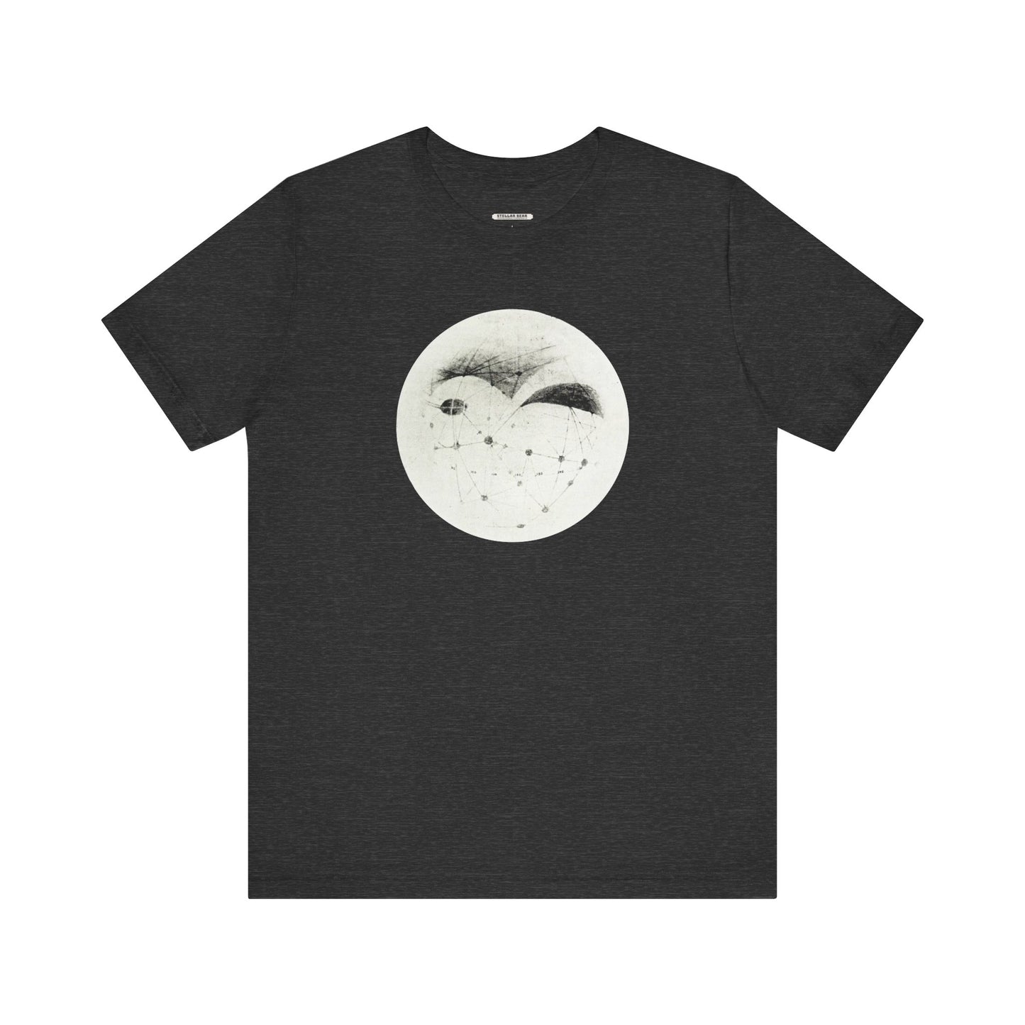 Longitude 120° on the Meridian of Mars 1895 Illustration Vintage Graphic T-Shirt