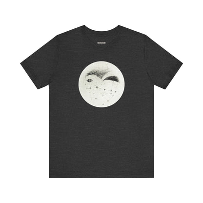Longitude 120° on the Meridian of Mars 1895 Illustration Vintage Graphic T-Shirt