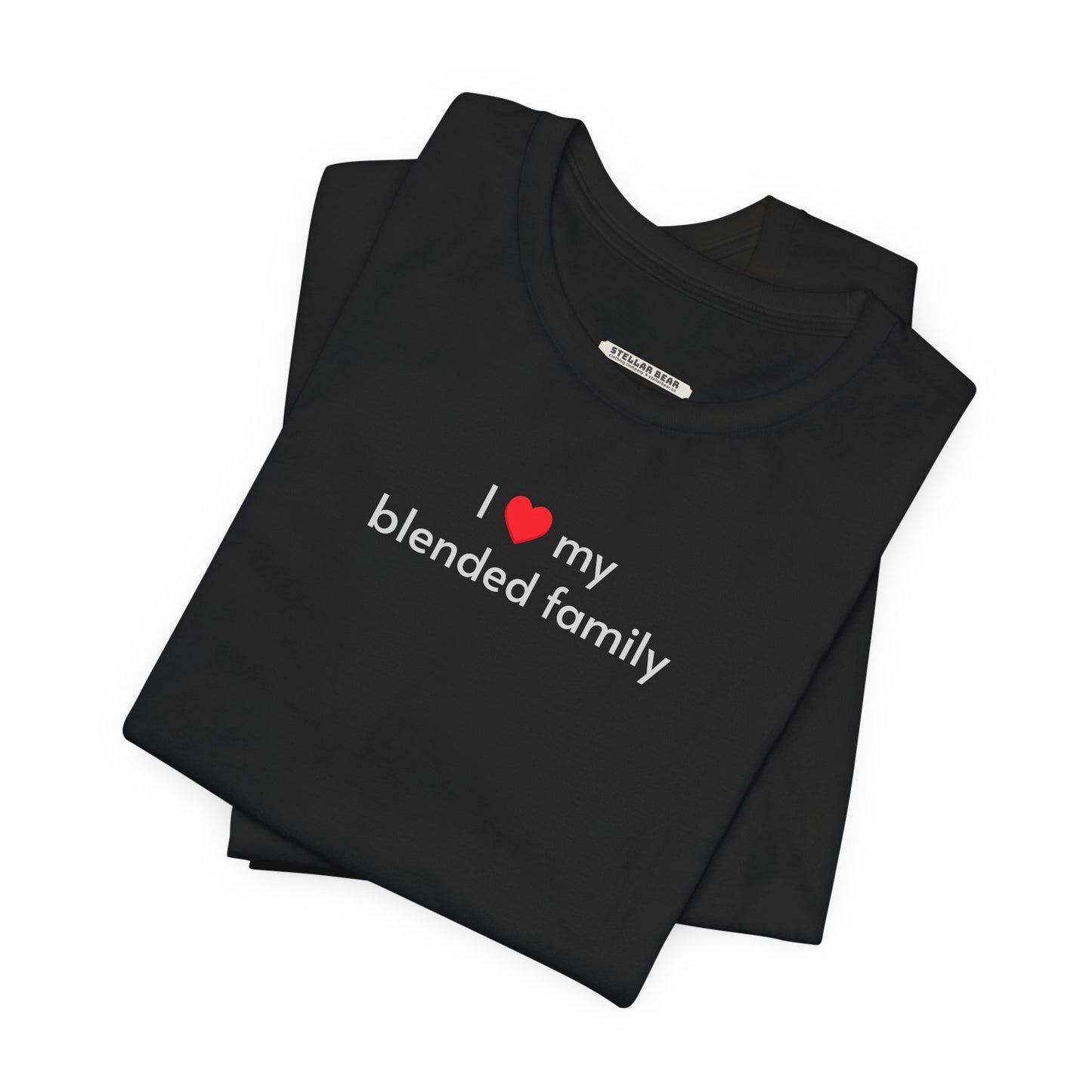 I Love My Blended Family Minimalist Style T-Shirt