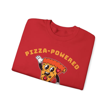 Pizza-Powered Graphic Sweatshirt