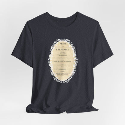 Pride and Prejudice First Edition Title Page 1813 Vintage Graphic T-Shirt (Jane Austen)