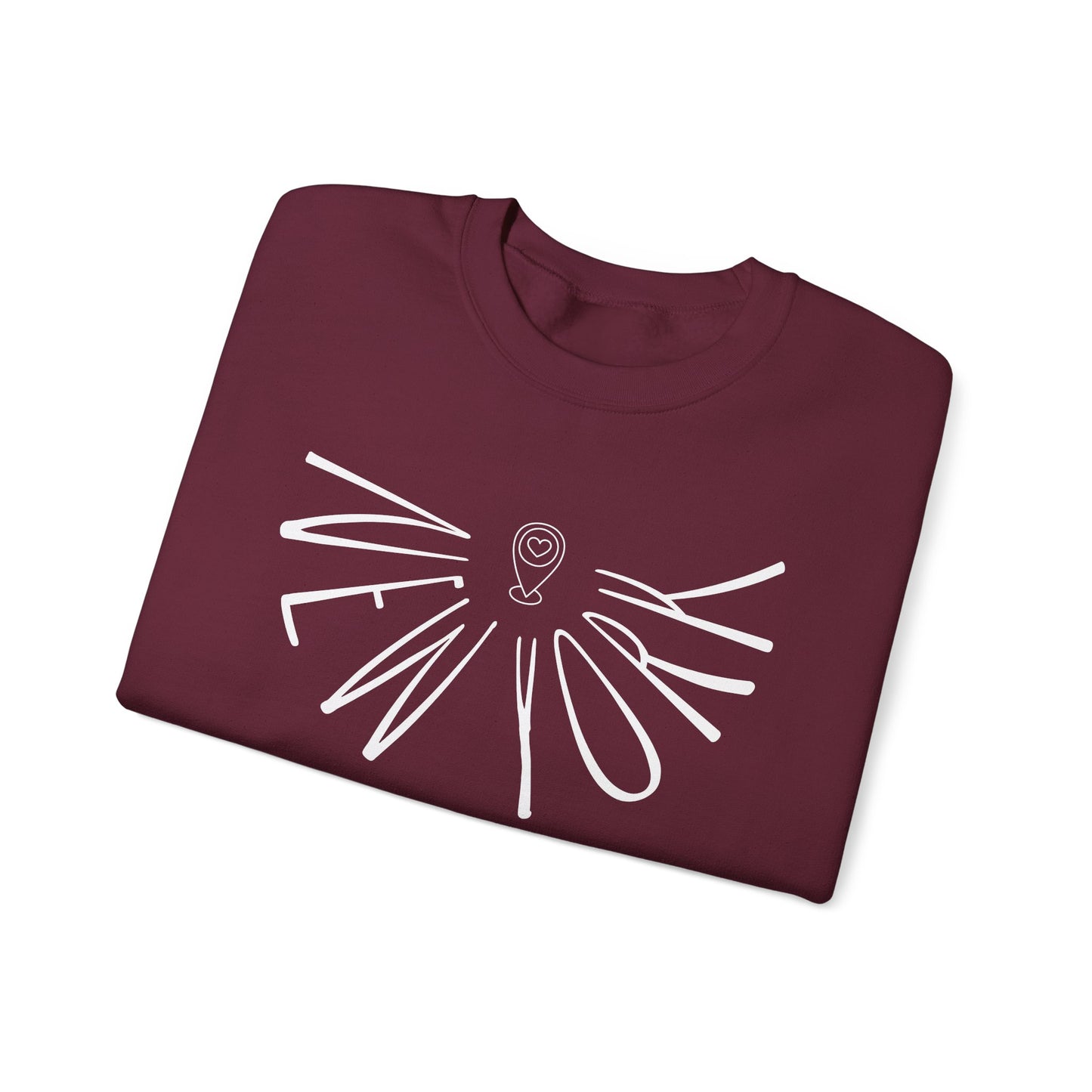 New York Liquid Letters Graphic Sweatshirt