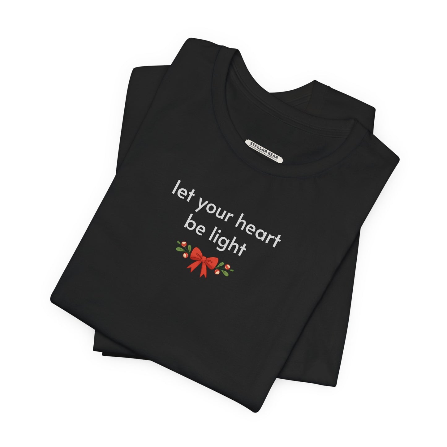Let Your Heart Be Light Minimalist Style T-Shirt