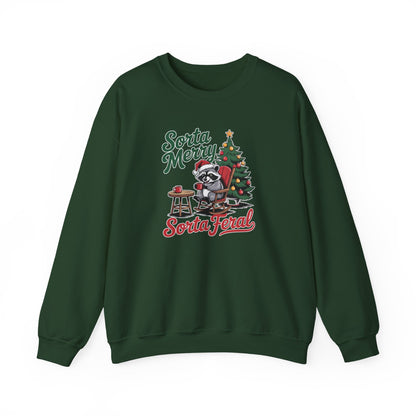 Sorta Merry Sorta Feral Graphic Sweatshirt