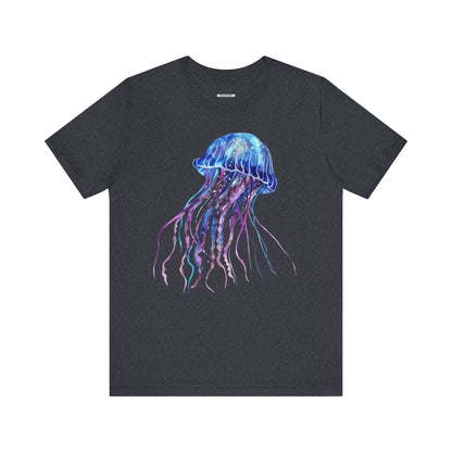 Jellyfish Blue Purple Graphic T-Shirt