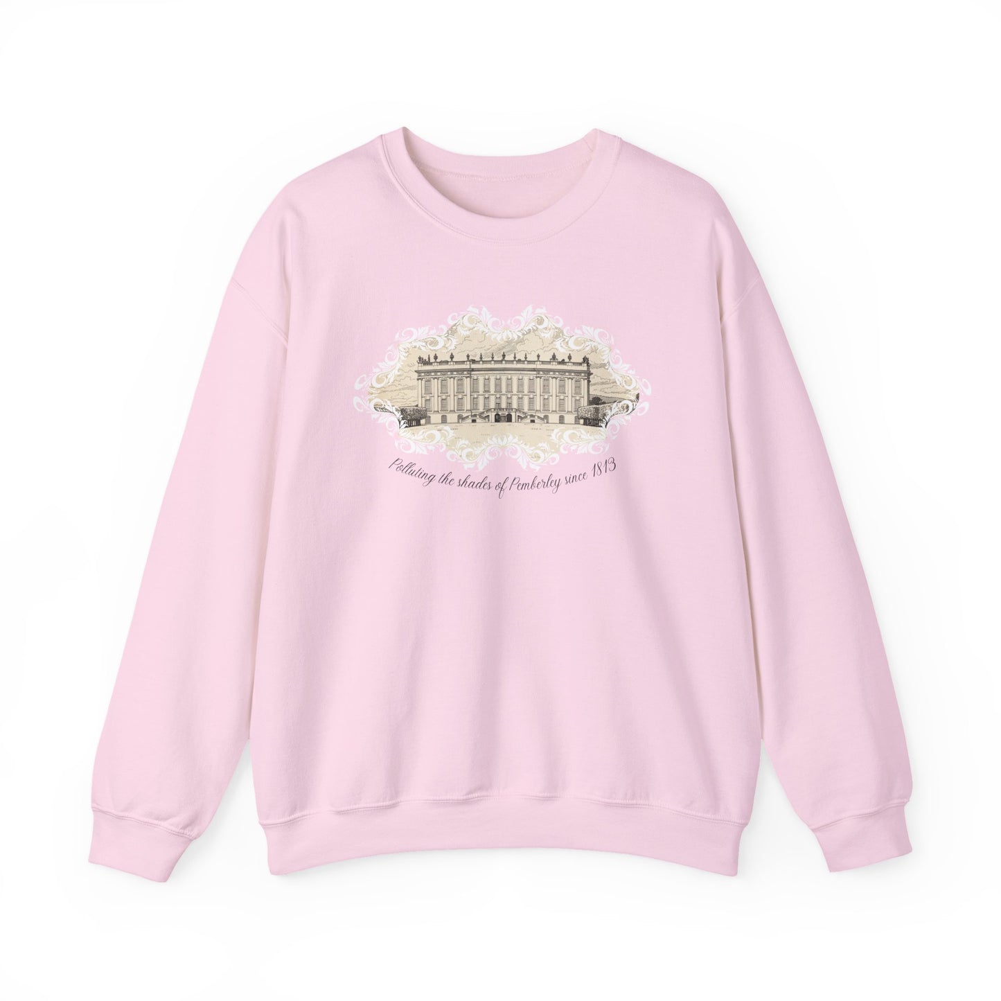 Polluting the Shades of Pemberley since 1813 Vintage Graphic Sweatshirt (Jane Austen)