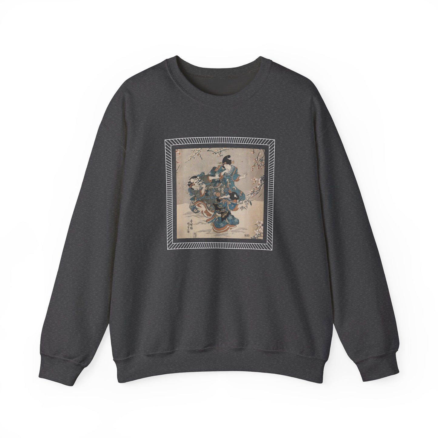 Snowball Fight 1830 Vintage Graphic Sweatshirt