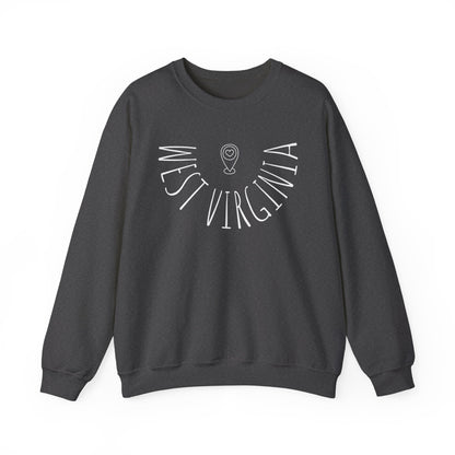 West Virginia Liquid Letters Graphic Sweatshirt