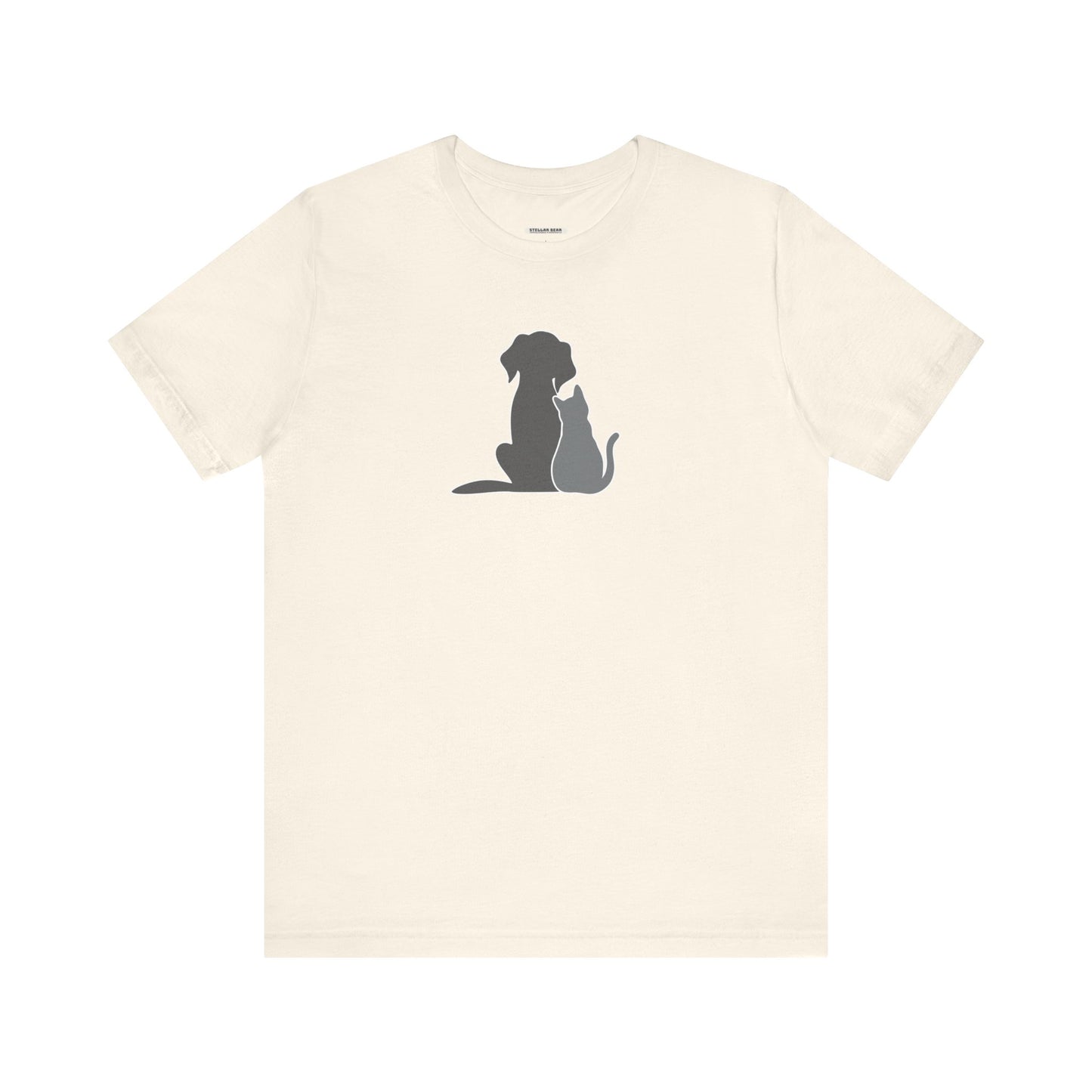Dog and Cat • Sitting Graphic T-Shirt
