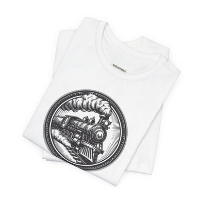 Steam Train Vintage Objects Graphic T-Shirt