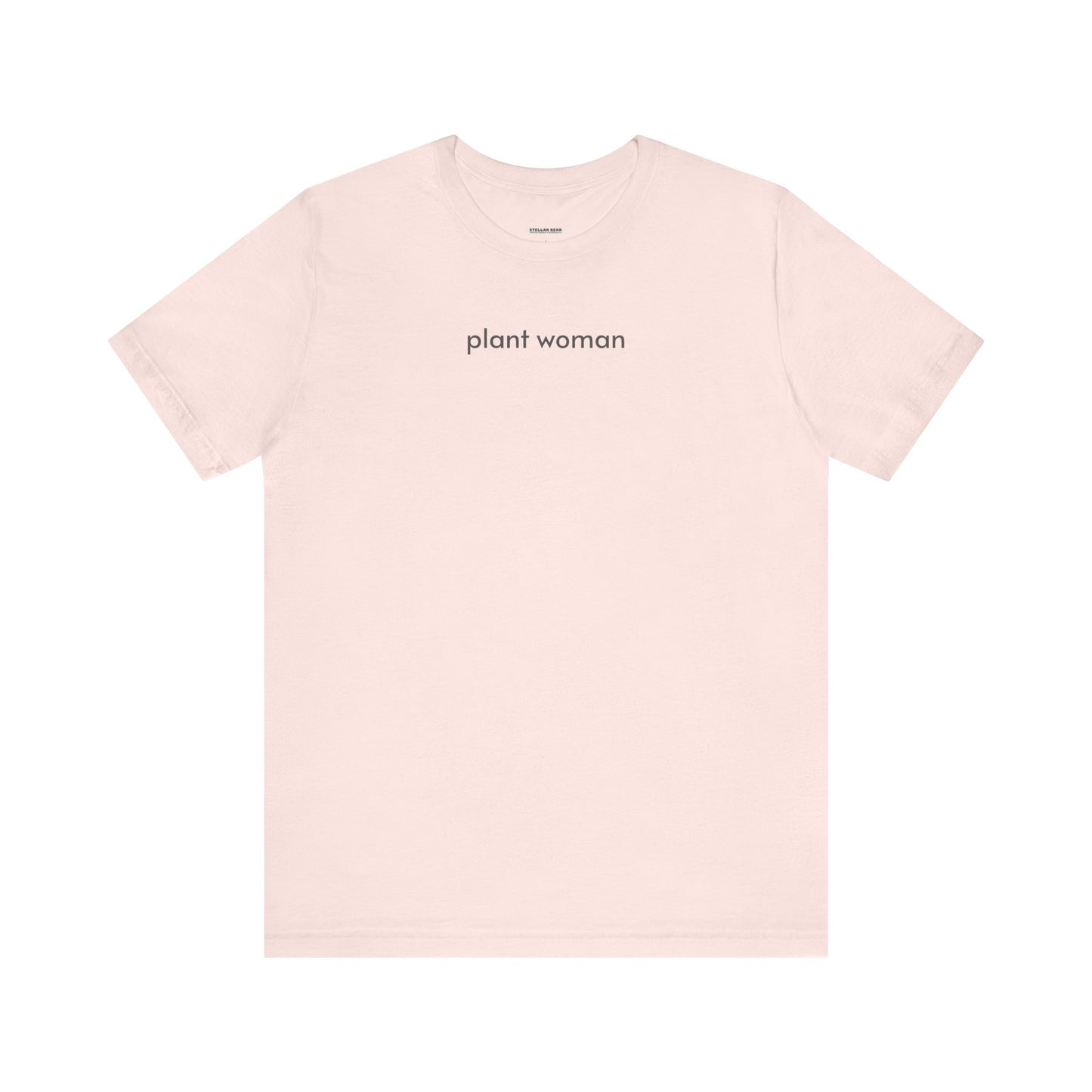 Plant Woman Minimalist Style T-Shirt